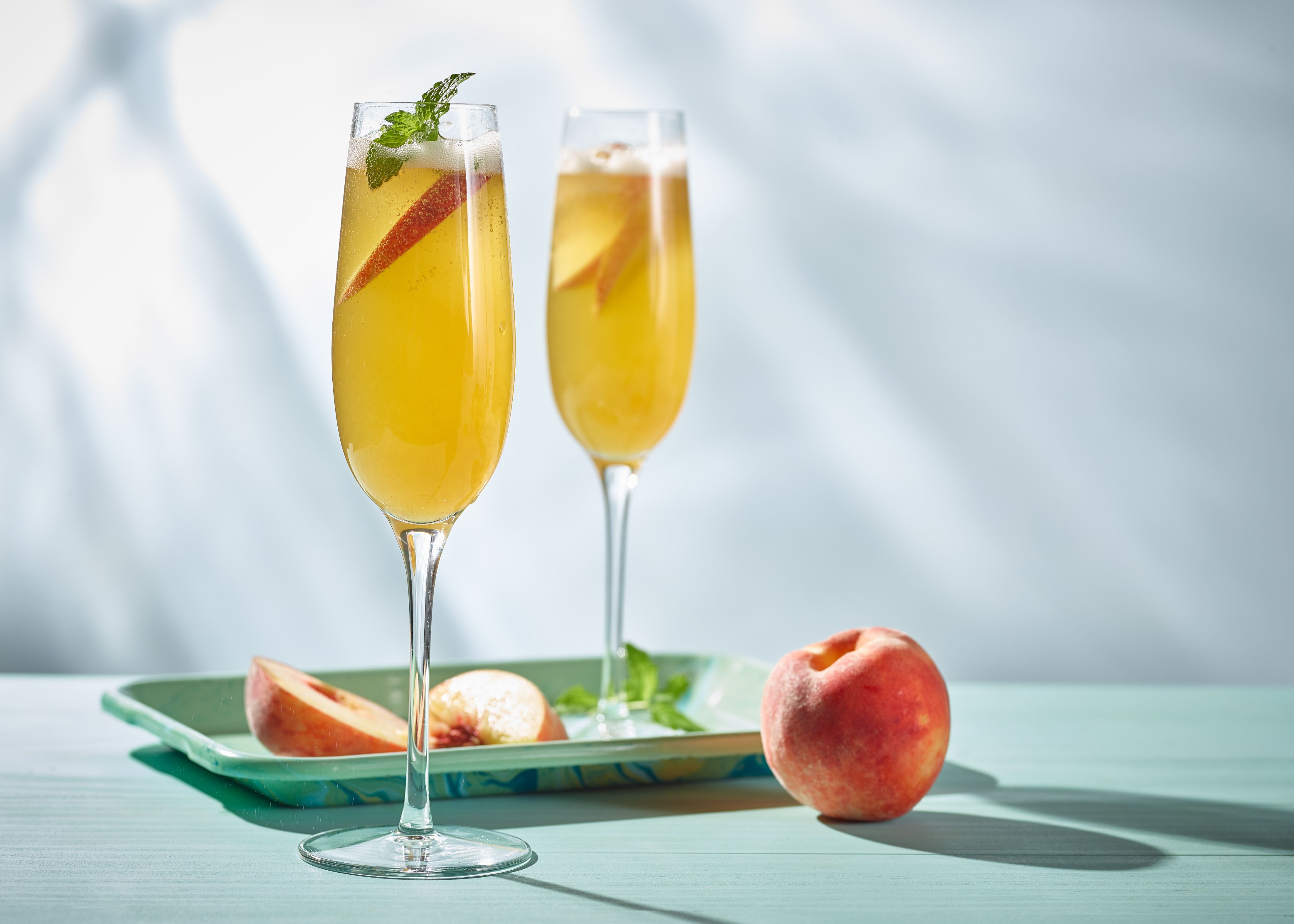 Peachy Ginger Beer Mocktail